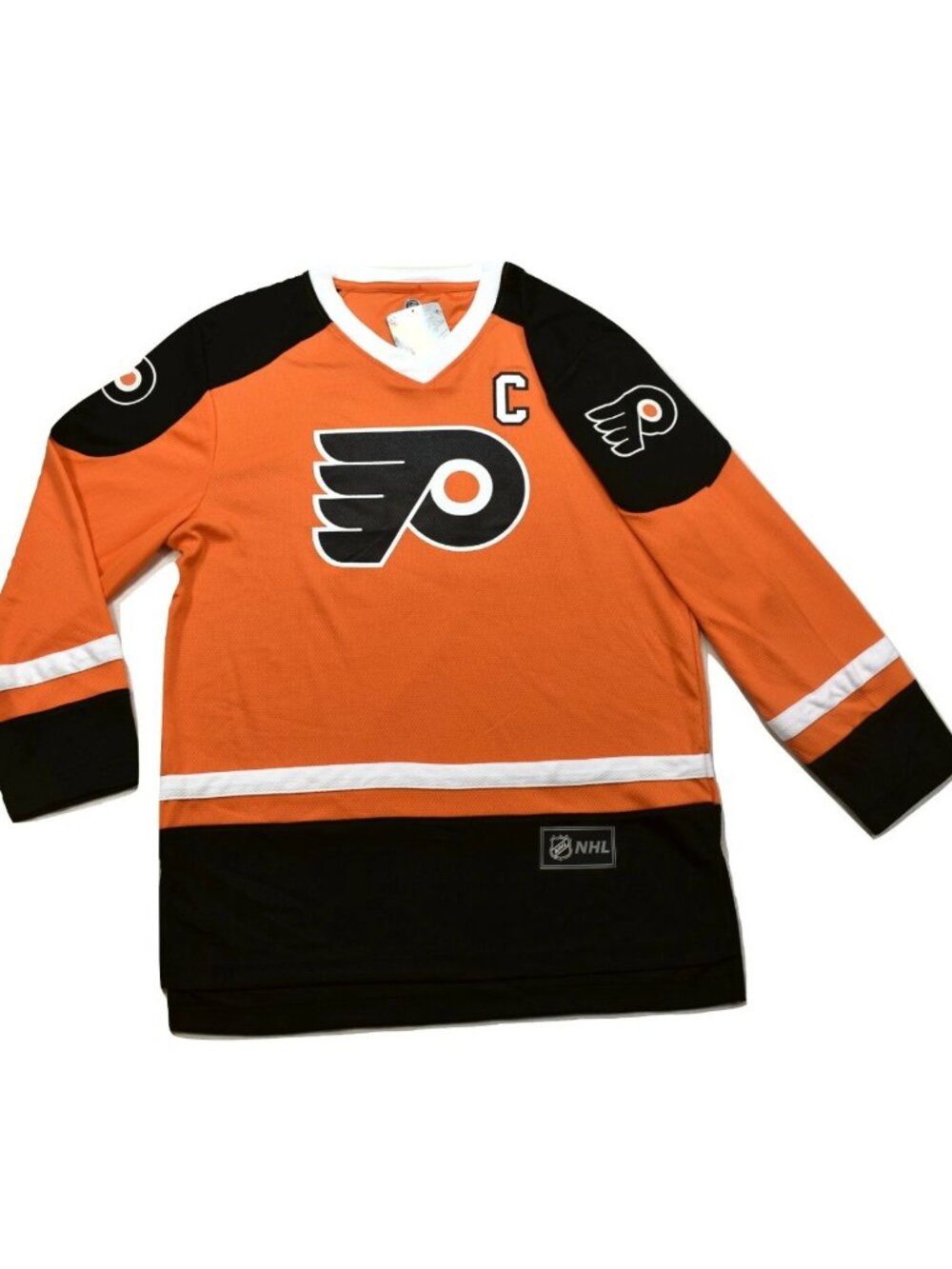 NHLPA Mens NHL Philadelphia Flyers Claude Giroux Hockey Jersey New S, M